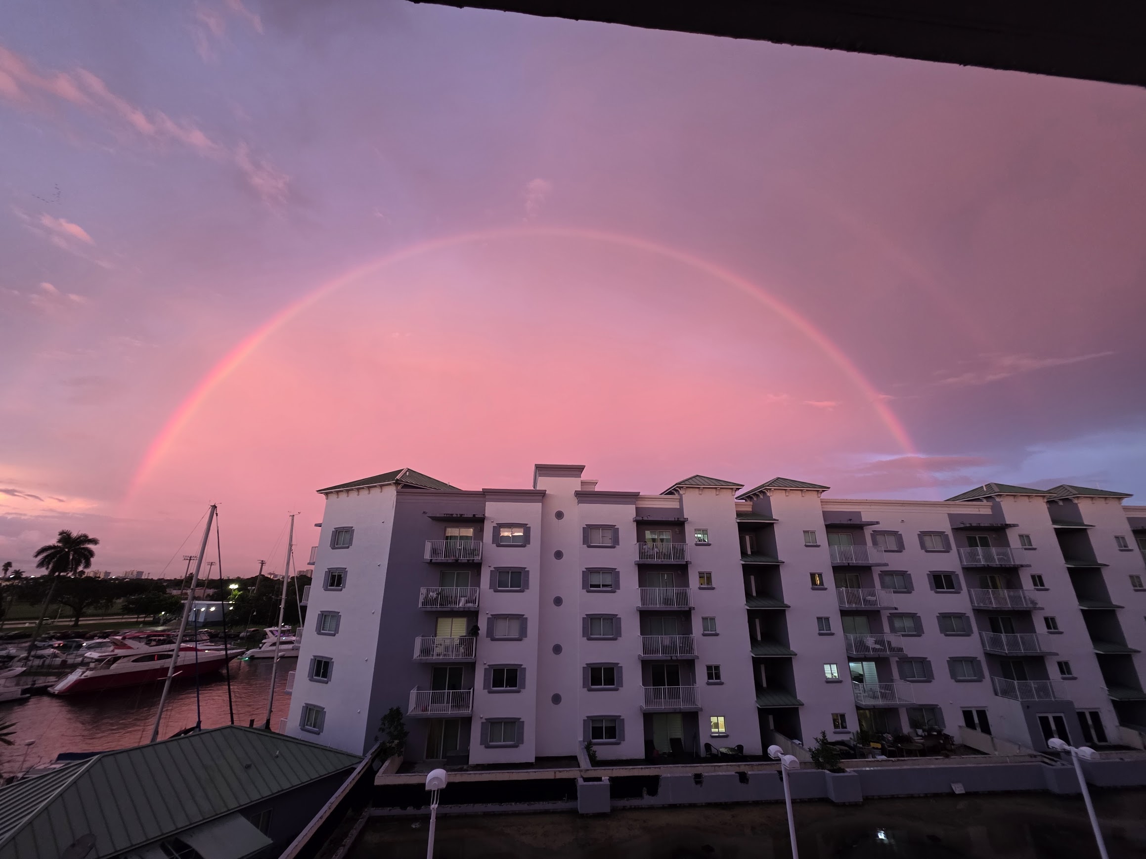 Double Rainbow Over River Run South Towers